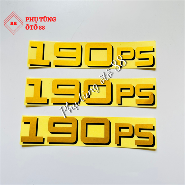 Tem chữ 190PS