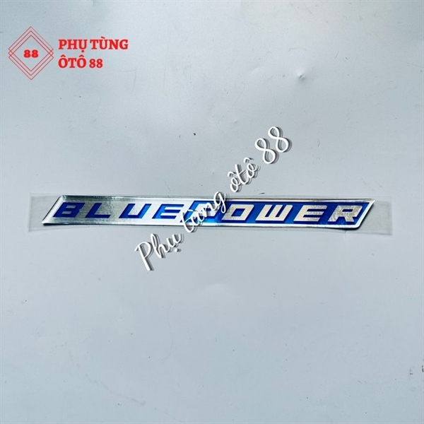 Tem chữ BLUE POWER xe NQR EURO 4