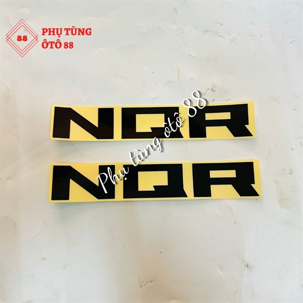 Tem chữ NQR màu đen EURO 4
