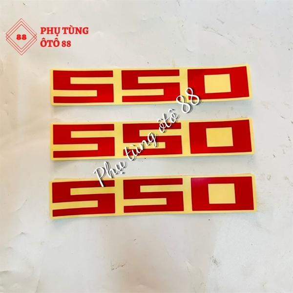 Tem chữ 550 xe NQR EURO4